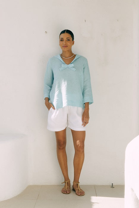 BLUSA AZUL MARINO EN REBAJAS