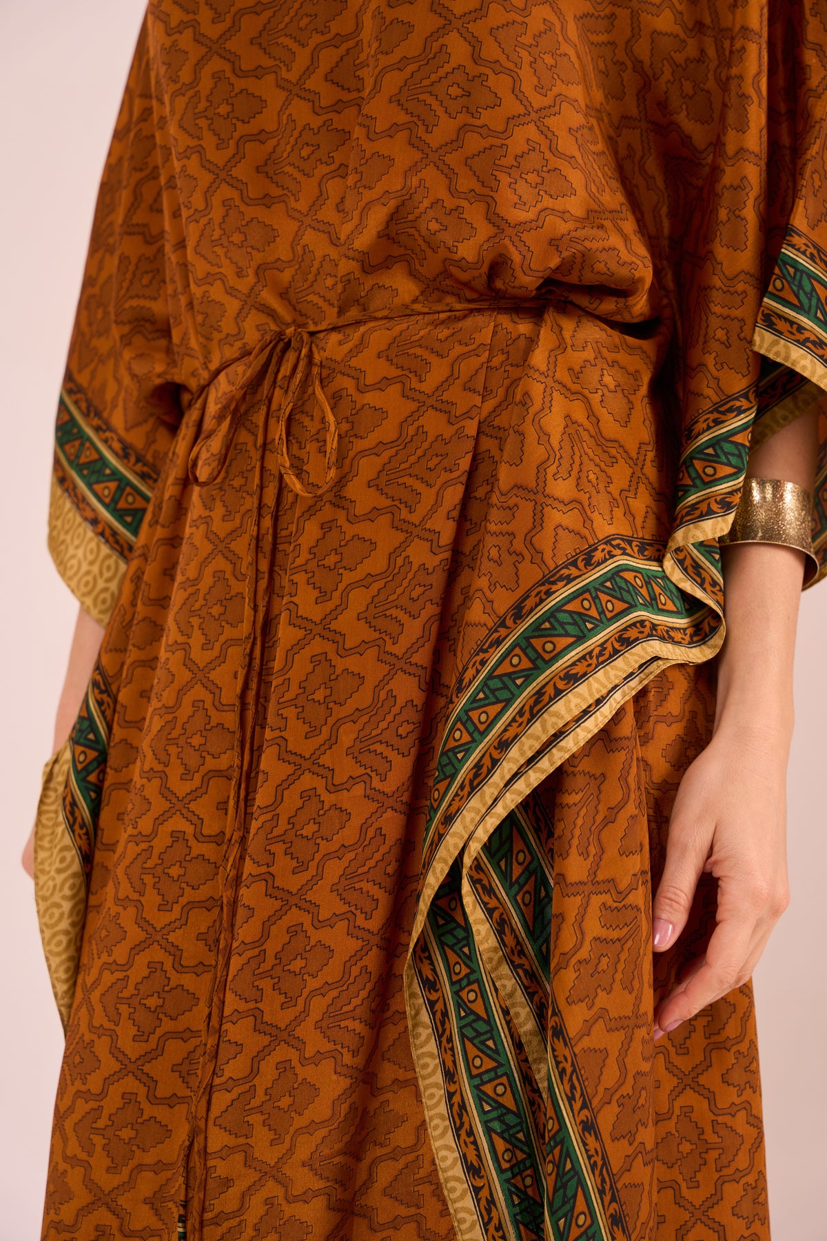 KAFTAN JAVA SEDA TERRA E VERDE