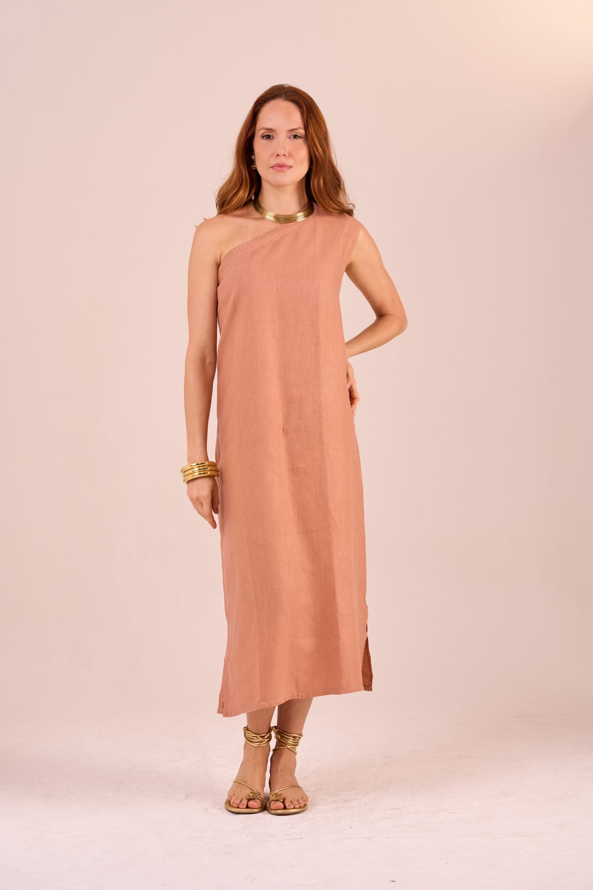 ATHENAS LINEN DRESS