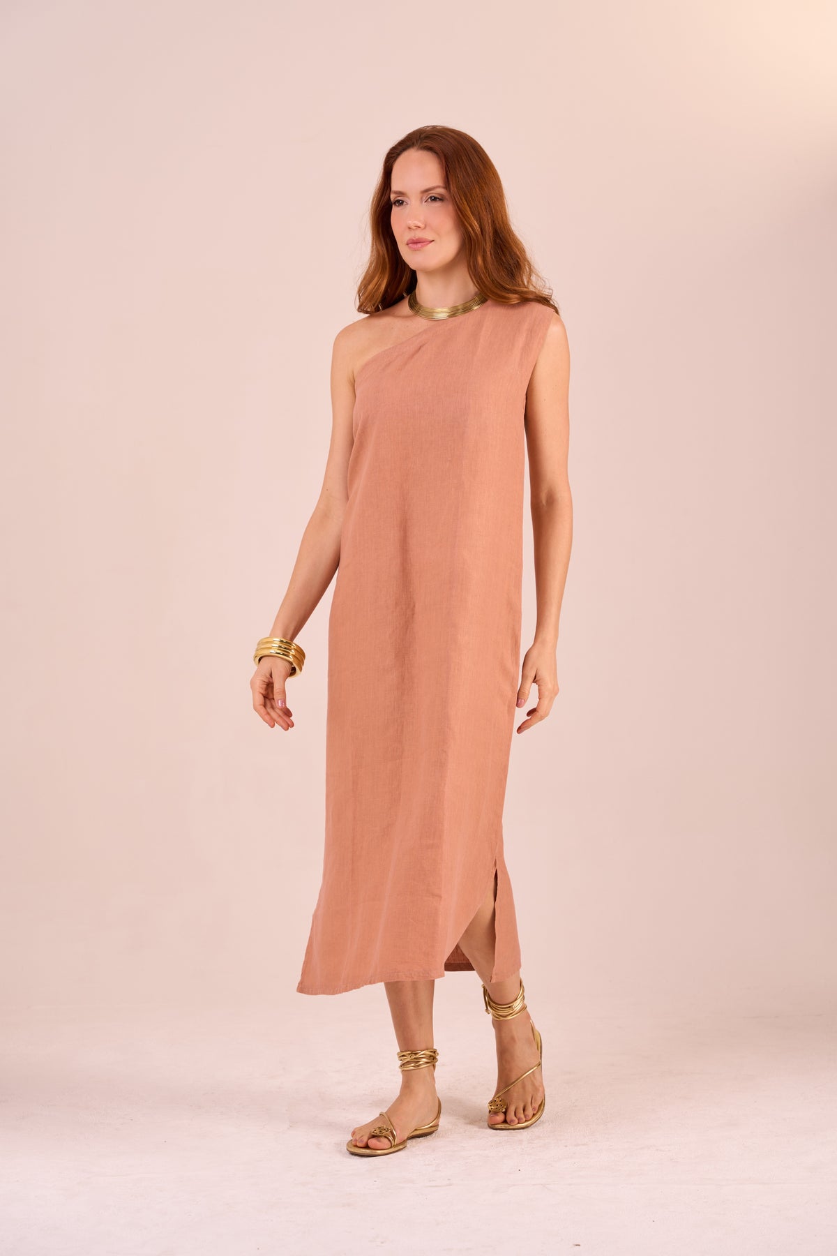 ATHENAS LINEN DRESS