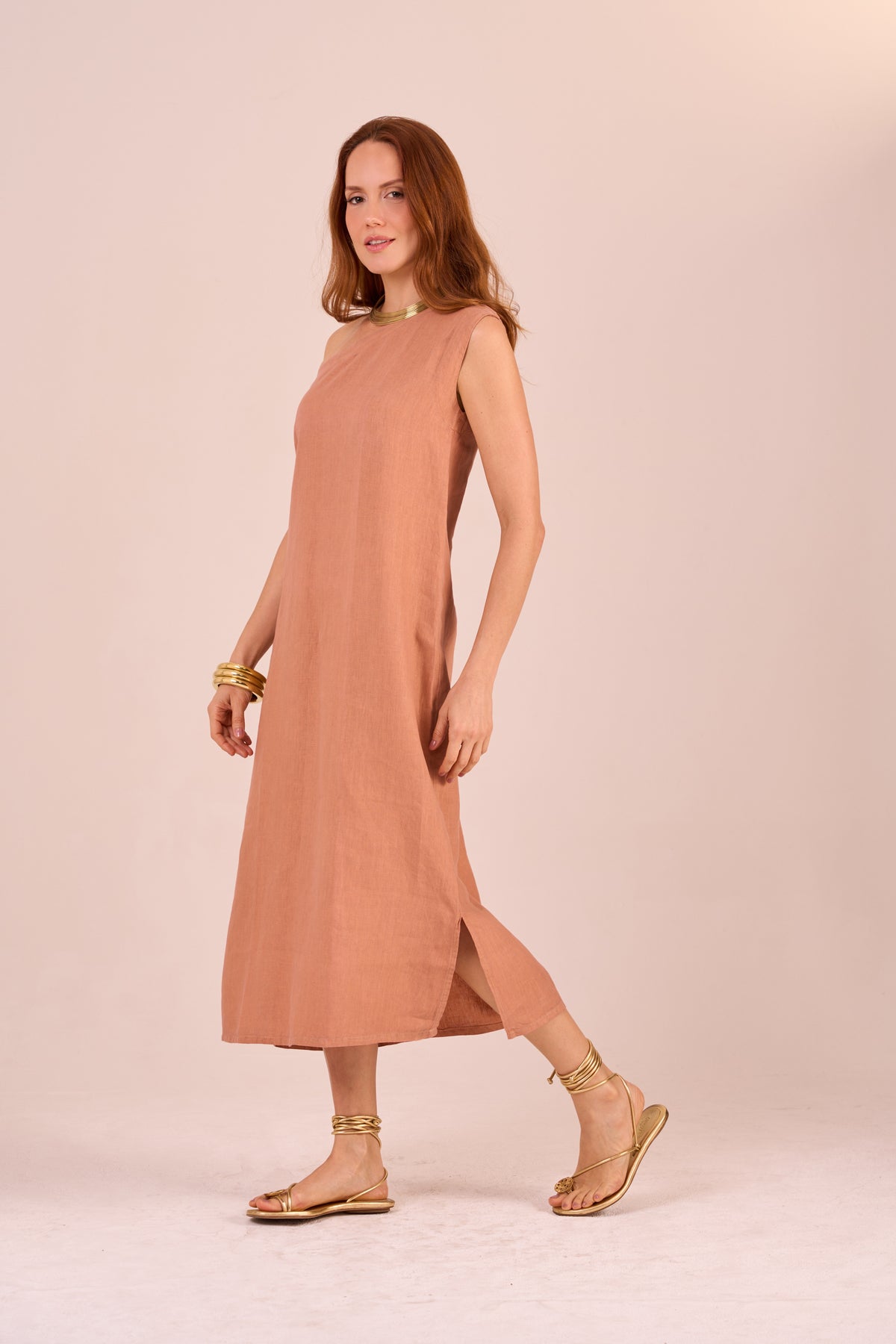ATHENAS LINEN DRESS