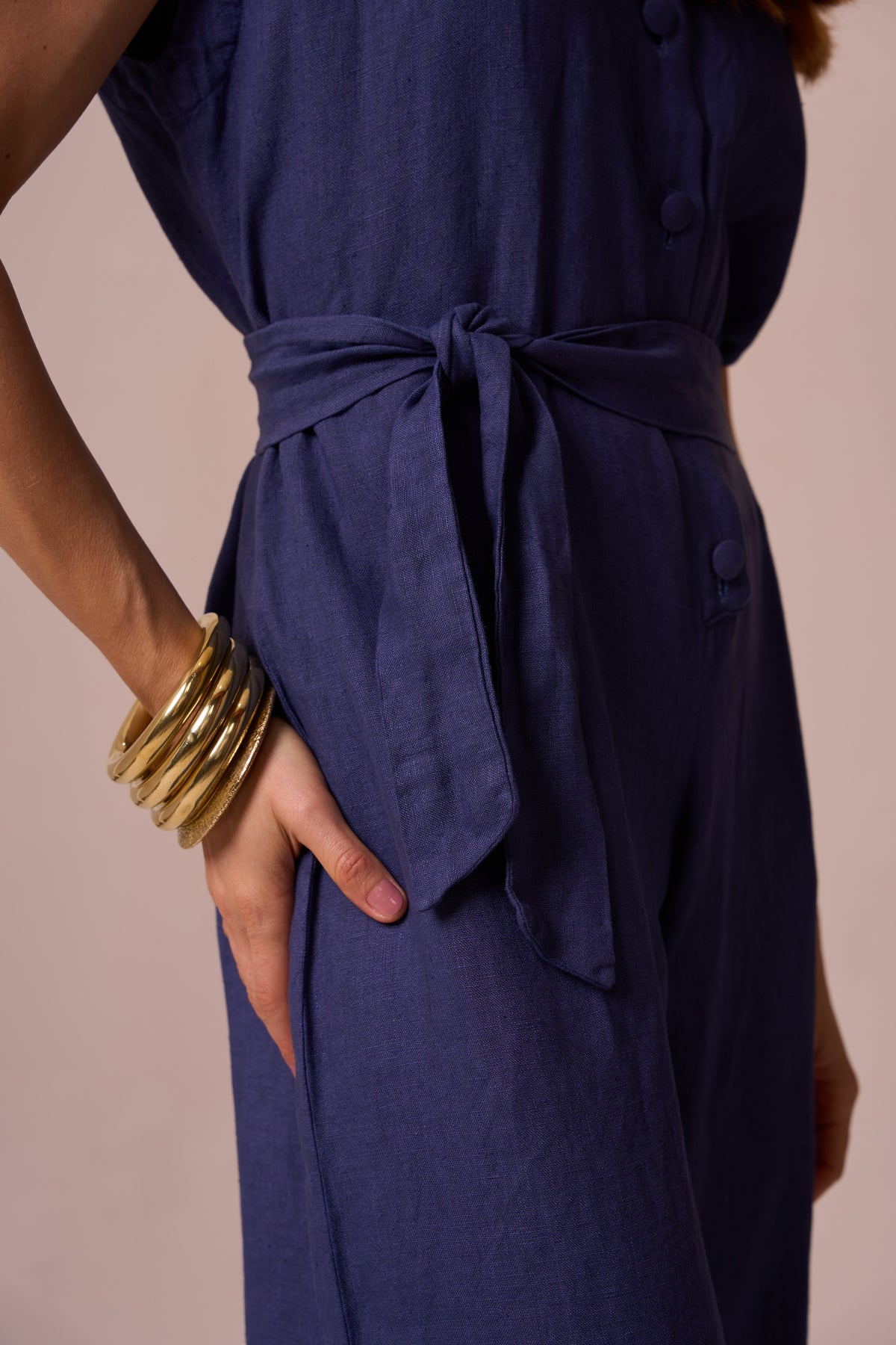 NIGGEN LINEN JUMPSUIT