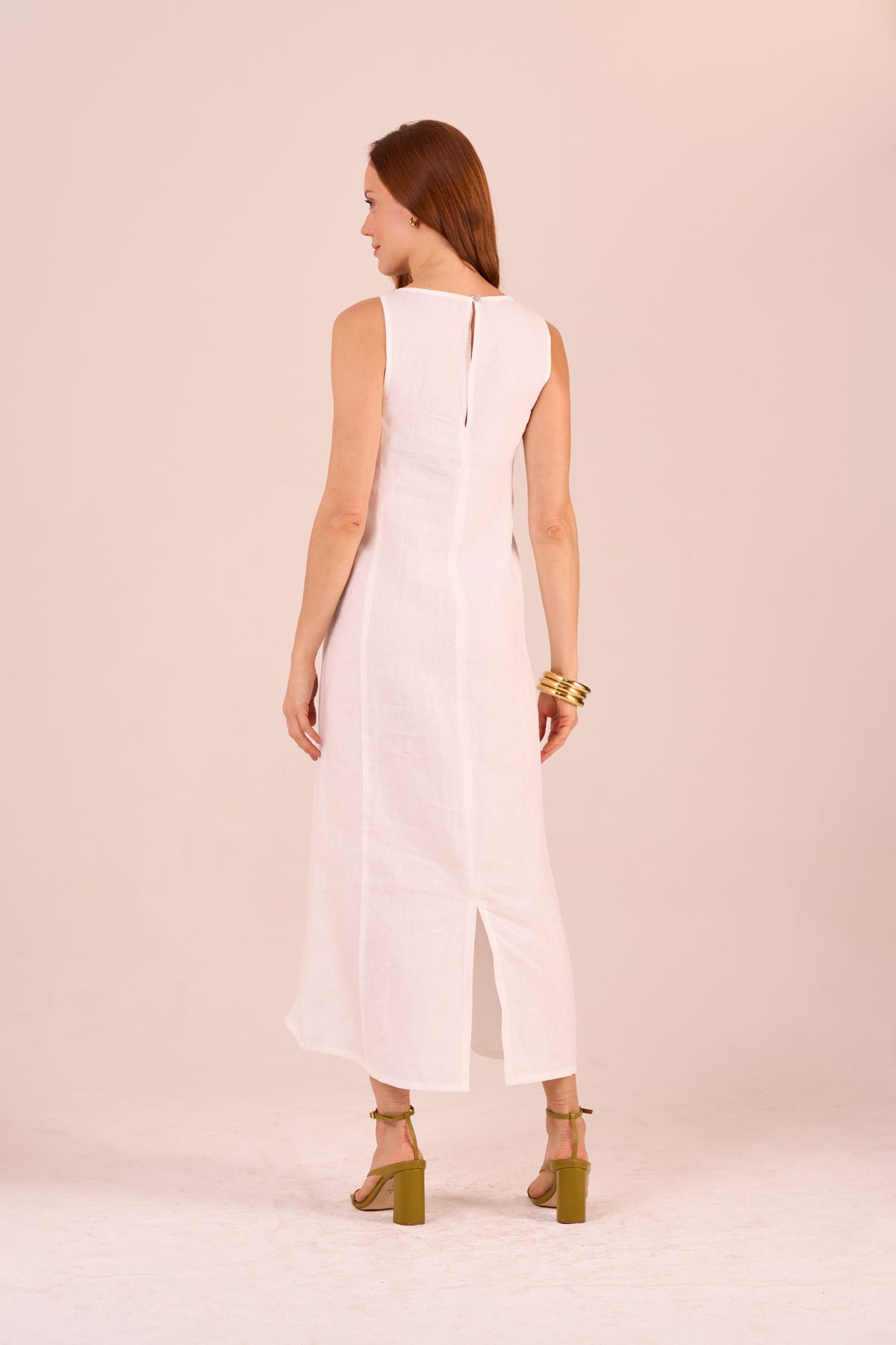 VESTIDO DELHI LINHO BORDADO