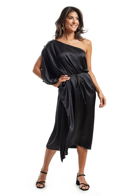 KAFTAN RHODES MIDI PRETO