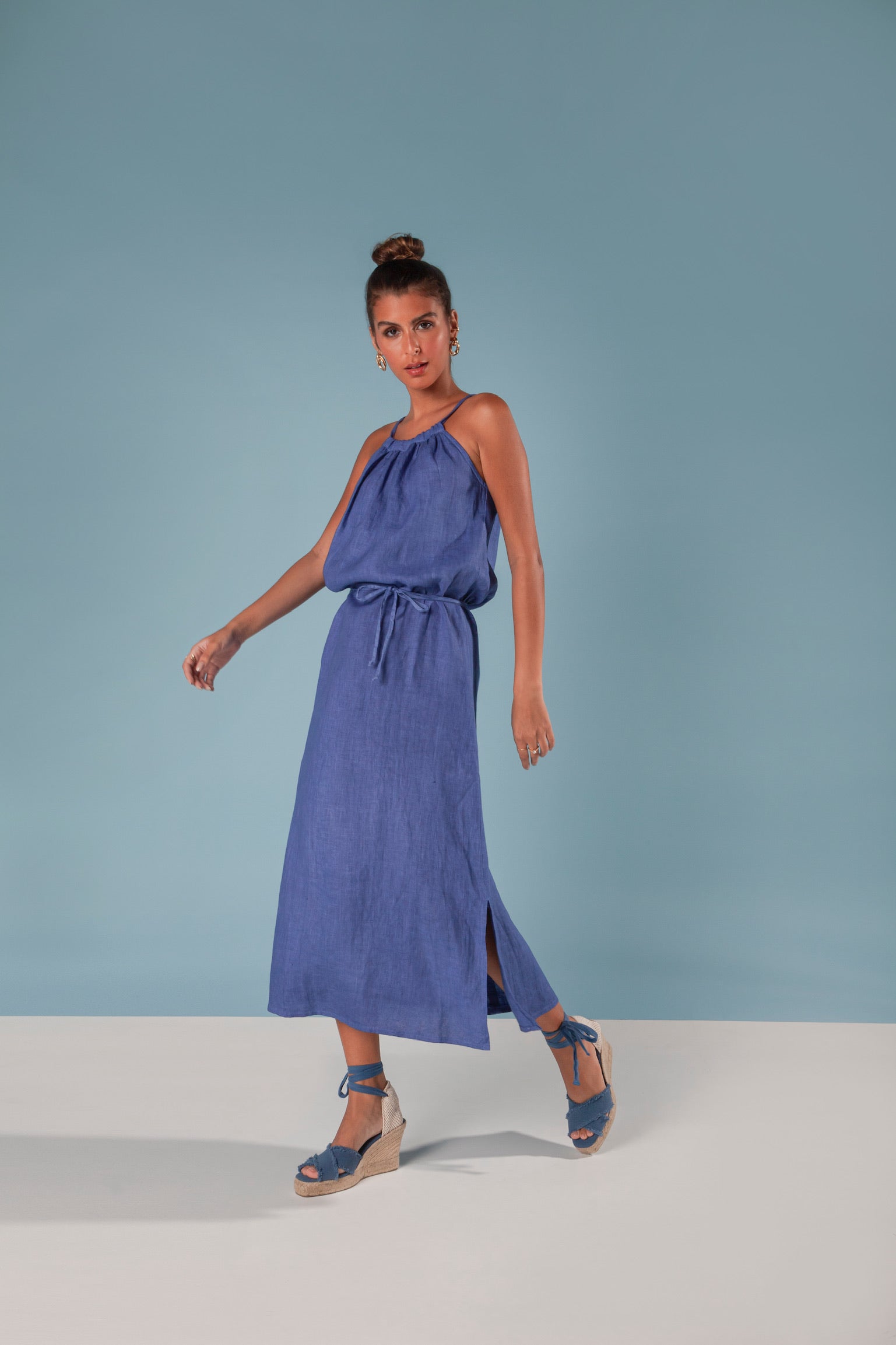 VESTIDO SUMATRA LINHO LISO SALE