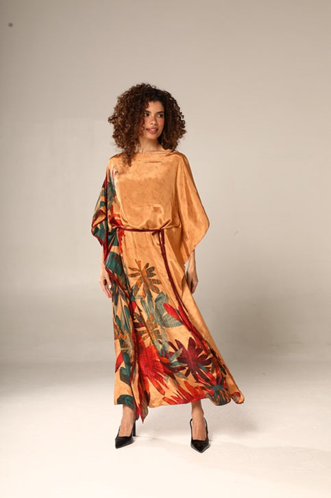 KAFTAN JAVA LARANJA FOLHAS