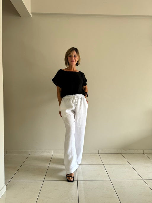 CARTAGENA LINEN BLOUSE