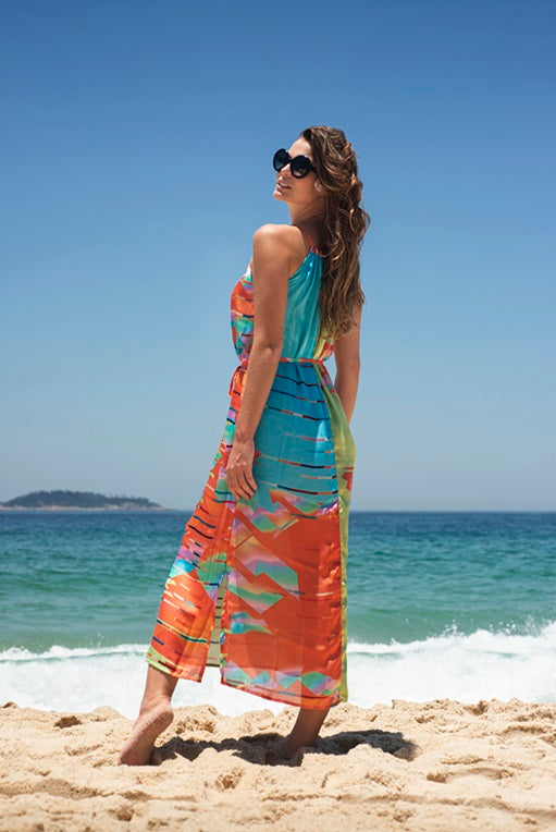 VESTIDO SUMATRA SEDA COLORS
