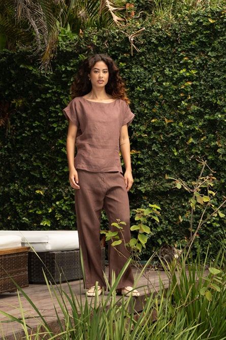 CARTAGENA LINEN BLOUSE