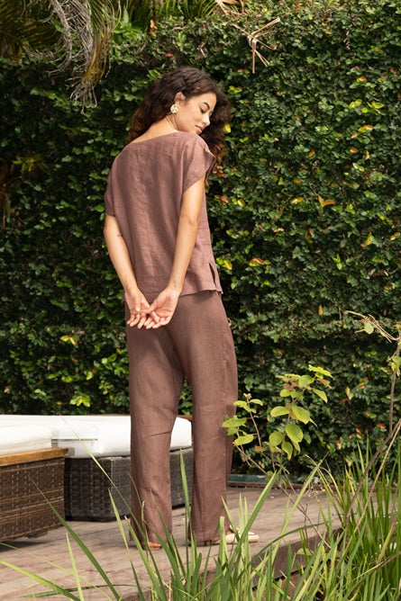 CARTAGENA LINEN BLOUSE