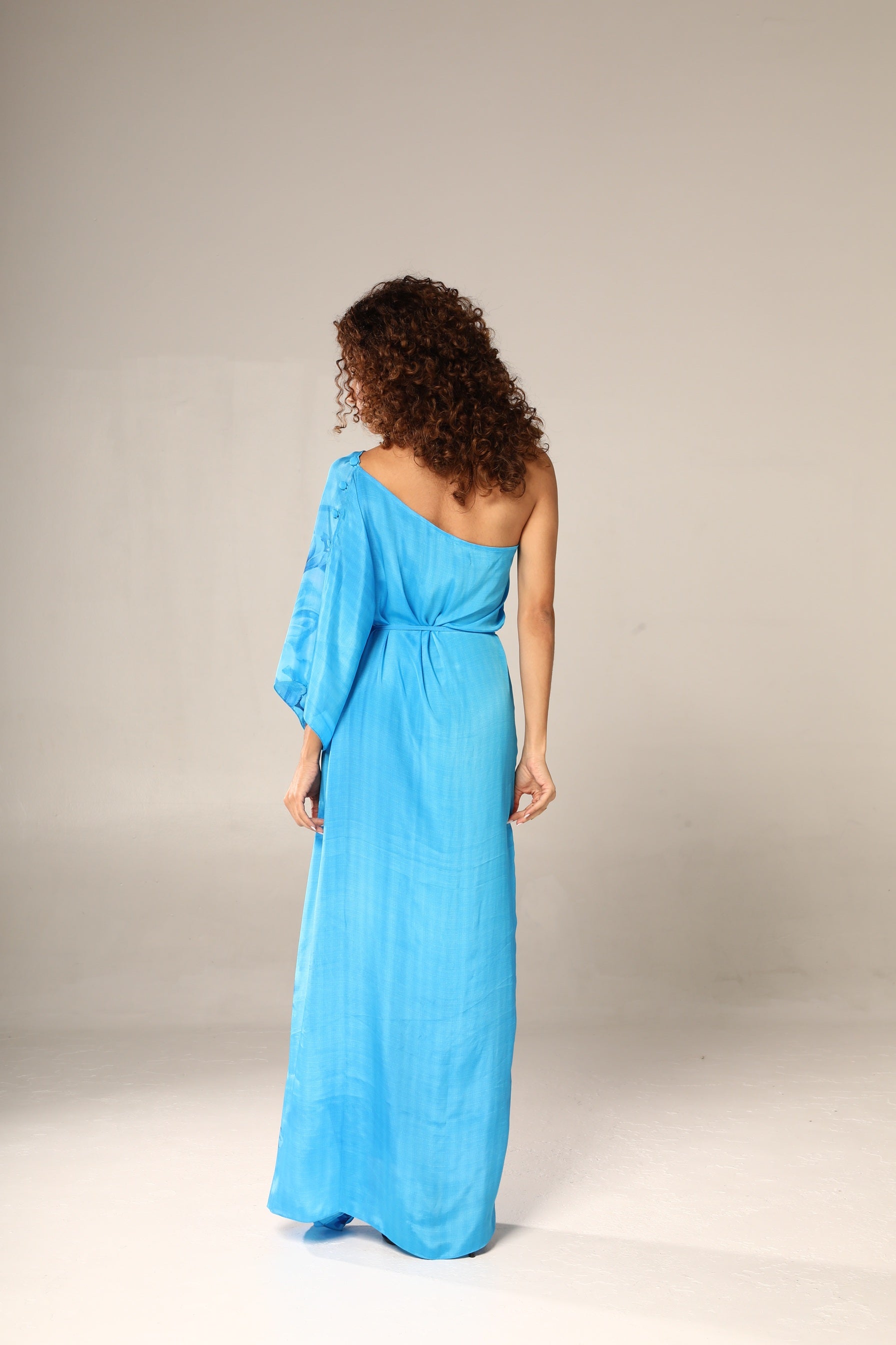 KAFTAN RHODES LONGO AZUL CLARO