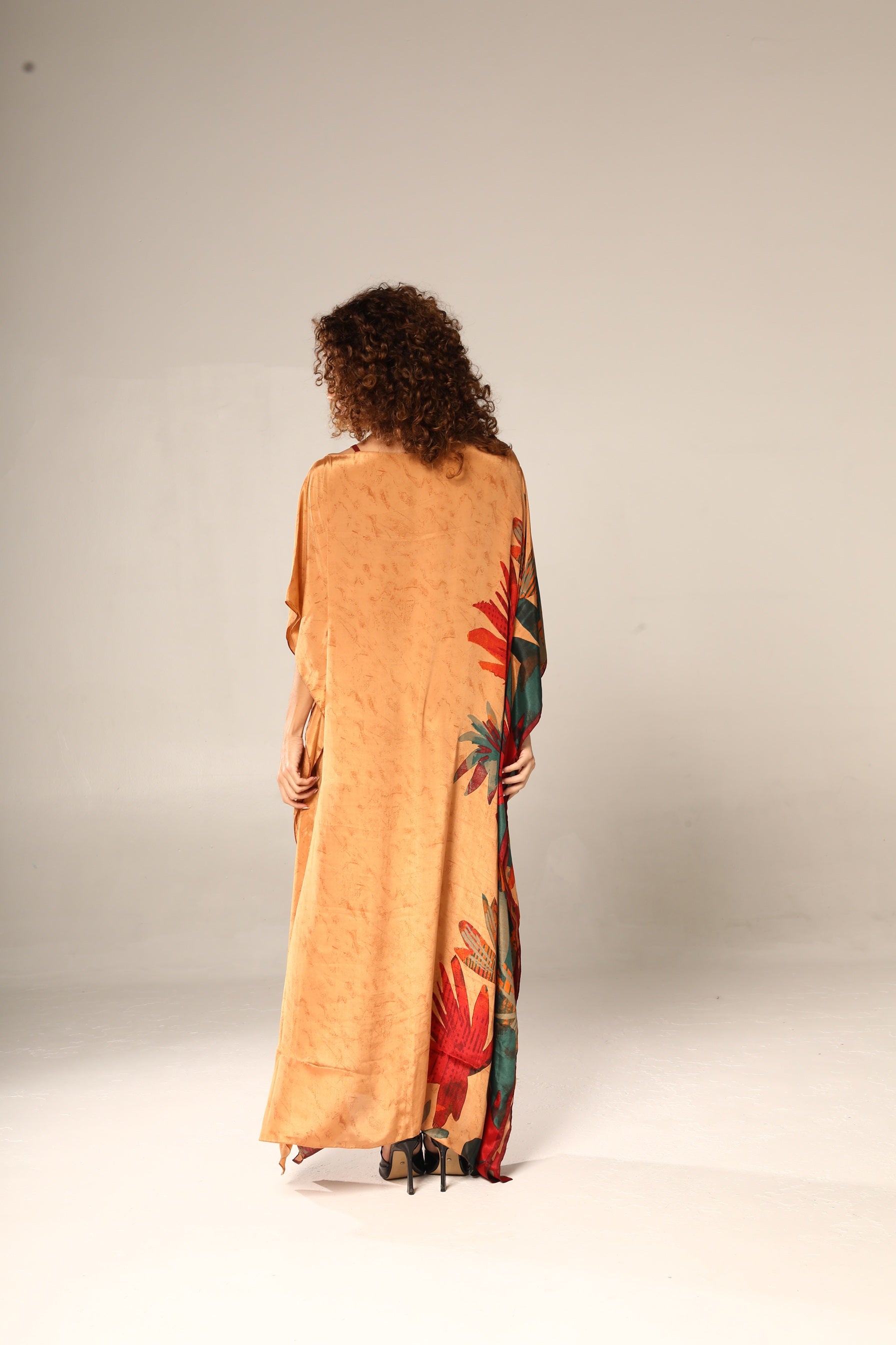 KAFTAN JAVA LARANJA FOLHAS