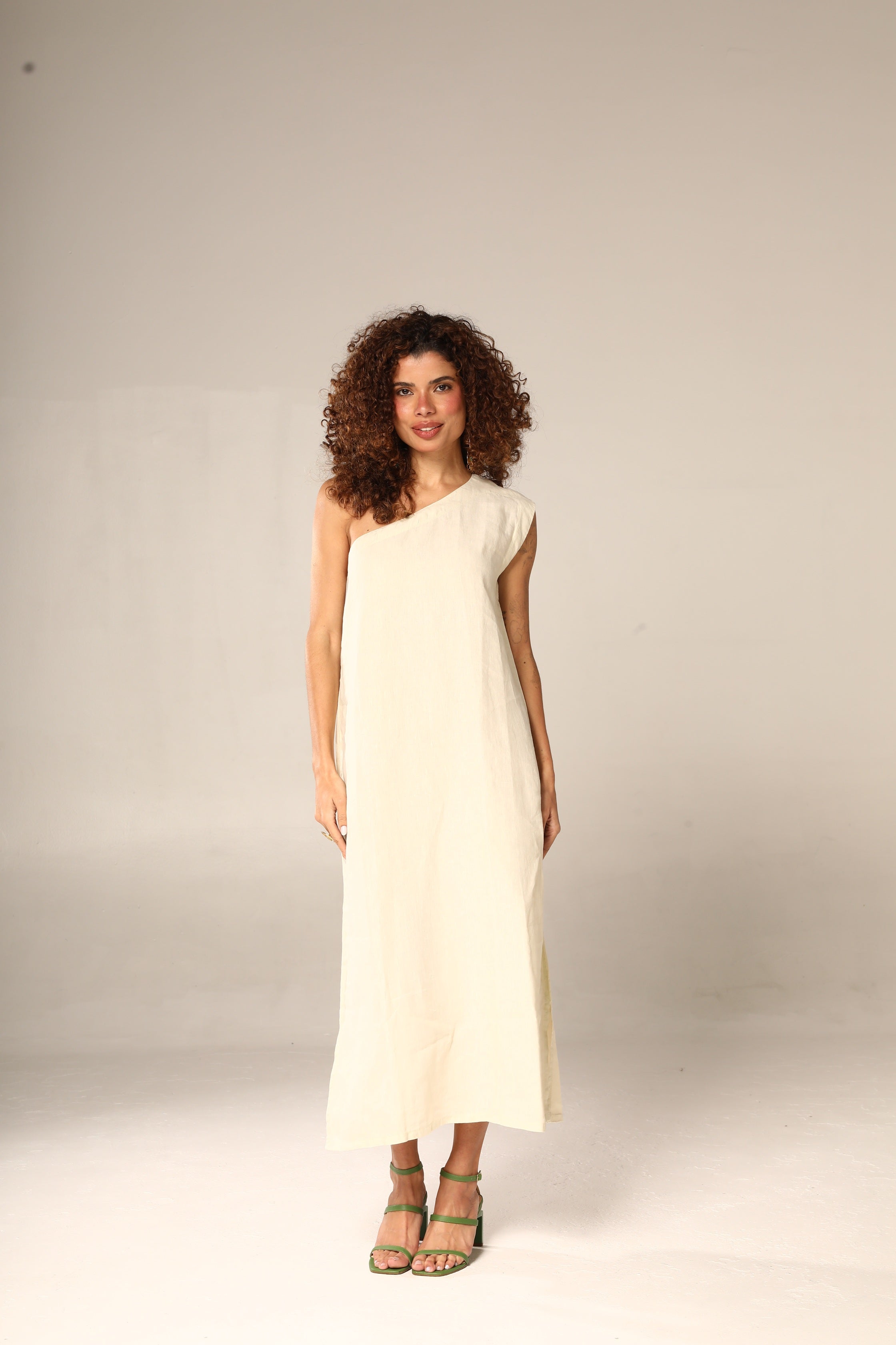 VESTIDO DE LINO ATENEA