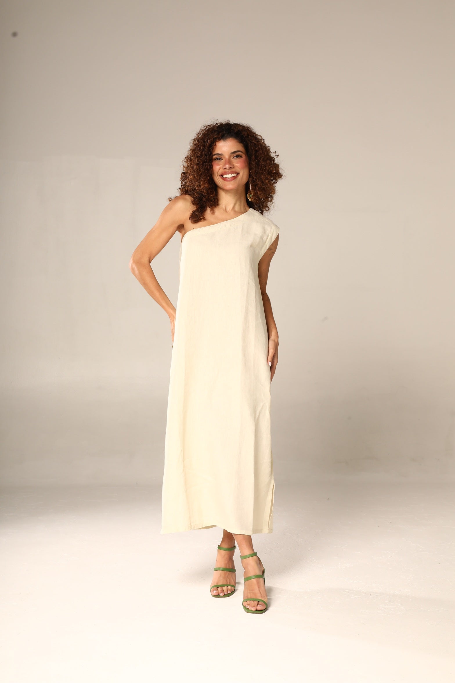 VESTIDO DE LINO ATENEA