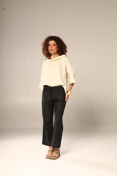 LINEN CAPRI BLOUSE