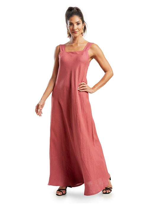 VESTIDO MEL LONGO LISO SALE