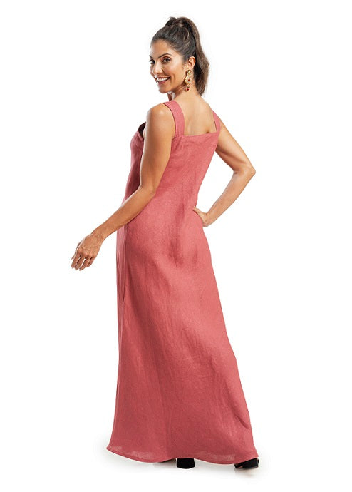 VESTIDO MEL LONGO LISO SALE