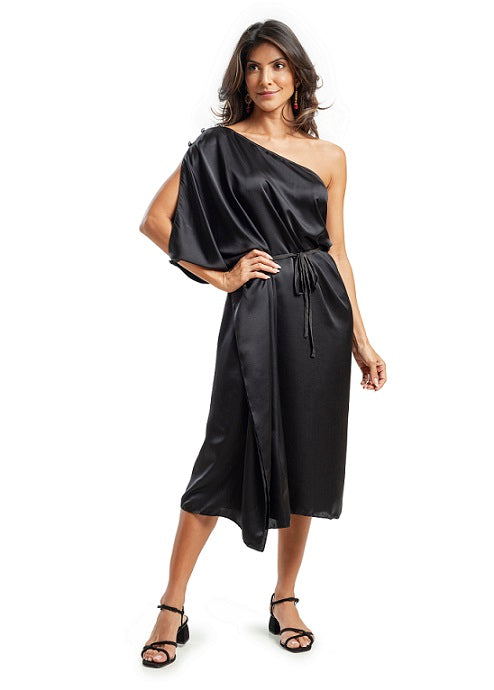KAFTAN RHODES MIDI PRETO