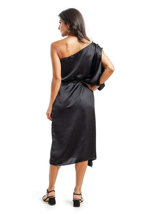 KAFTAN RHODES MIDI PRETO