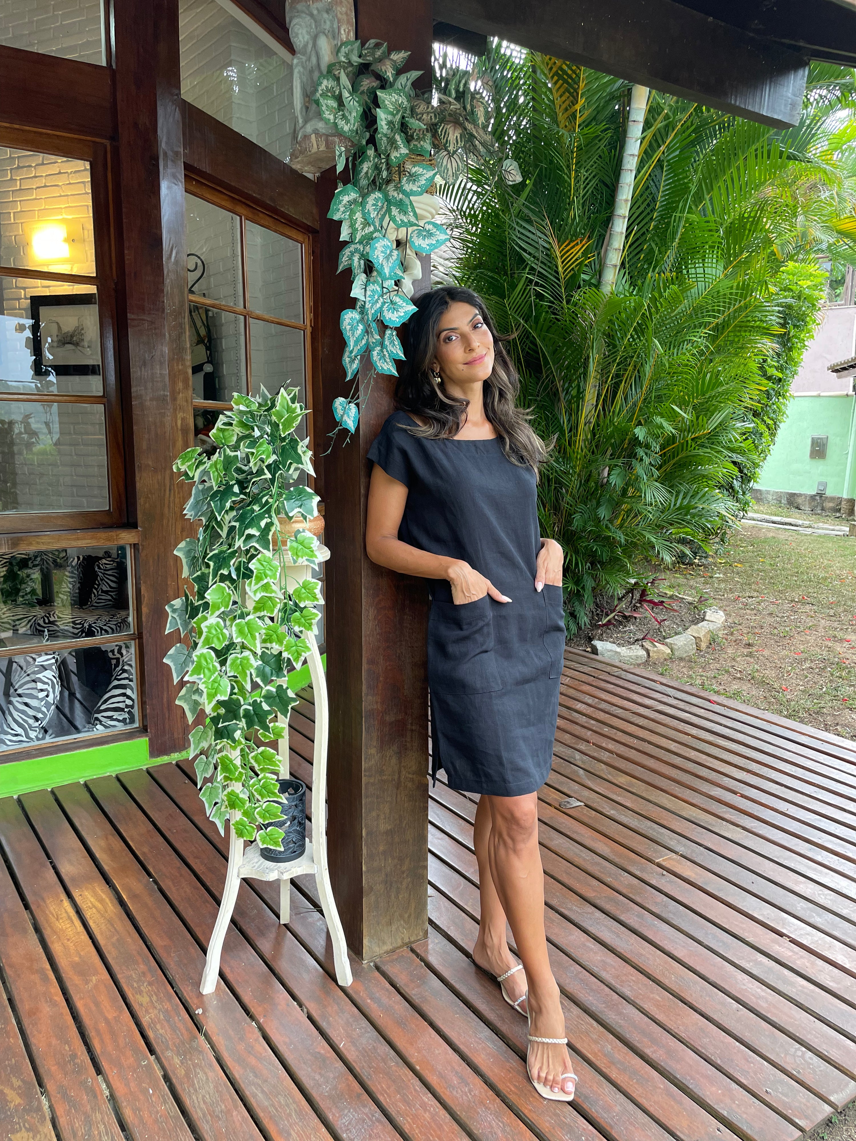 VESTIDO ITAPARICA LINHO