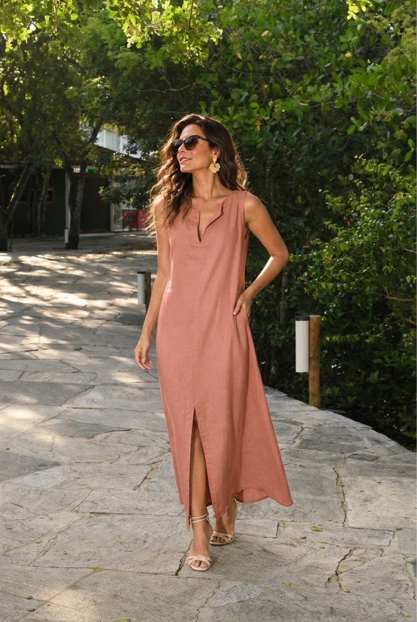 VESTIDO SARDENHA LINHO