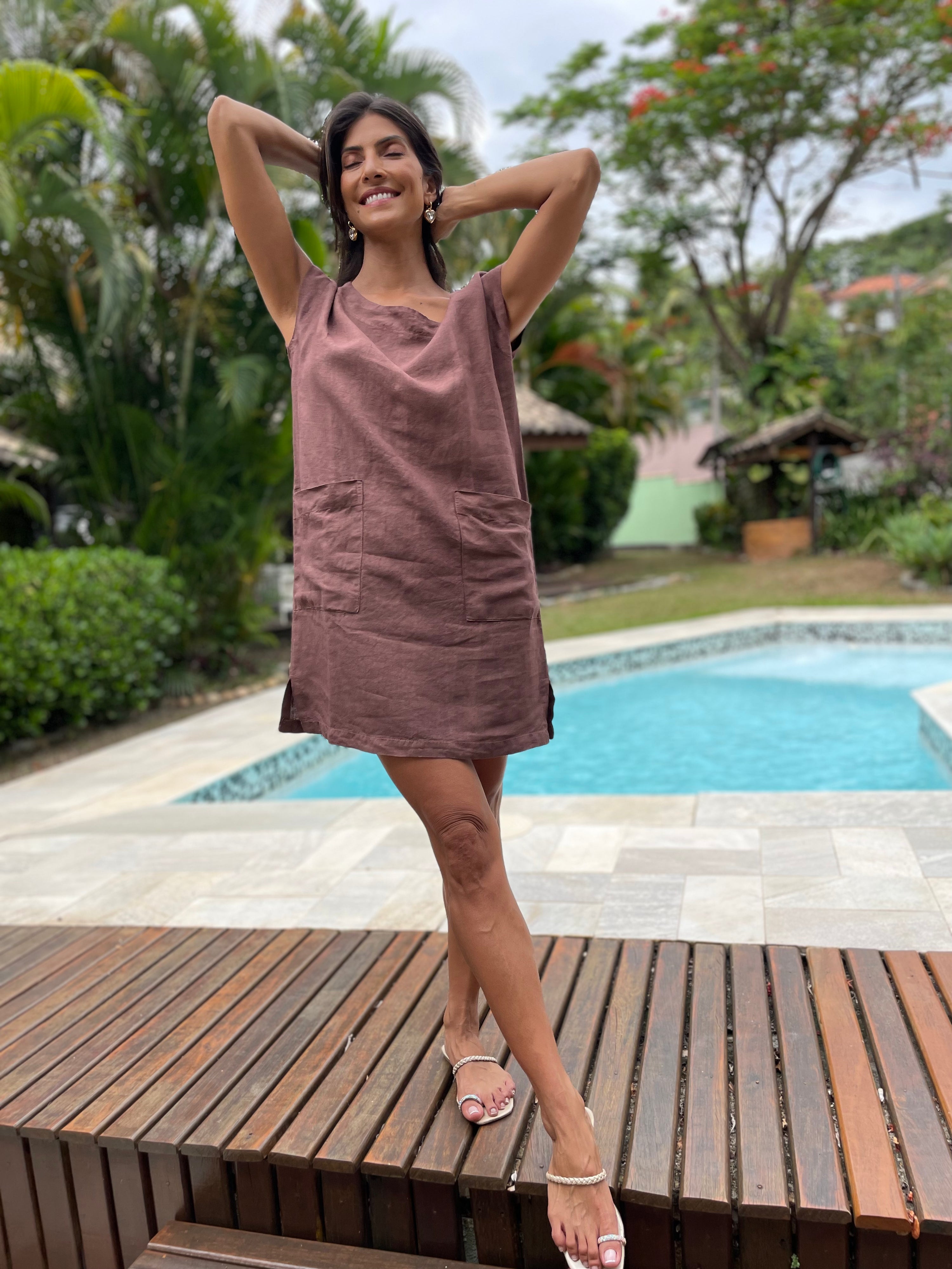 VESTIDO ITAPARICA LINHO