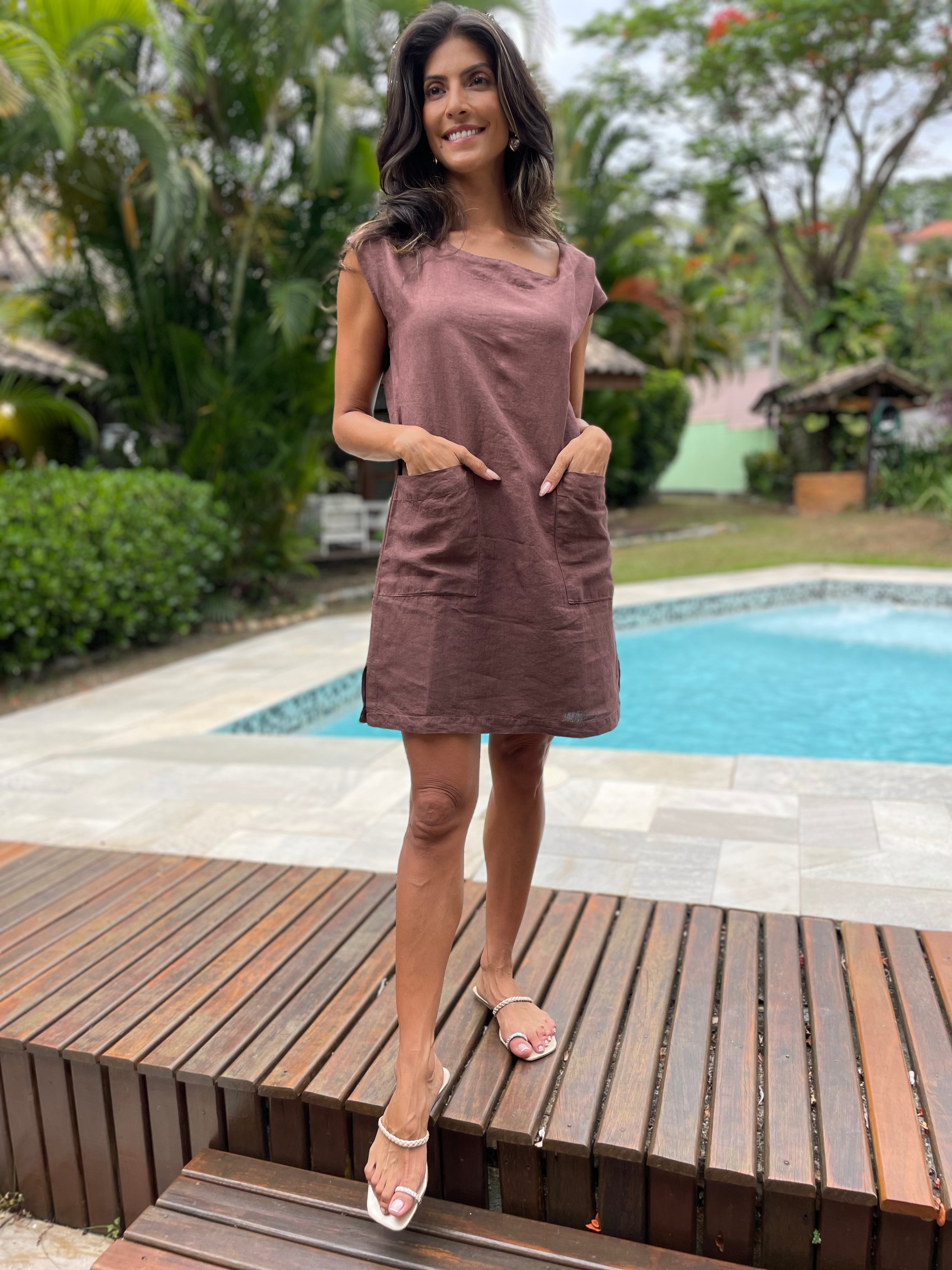 VESTIDO ITAPARICA LINHO