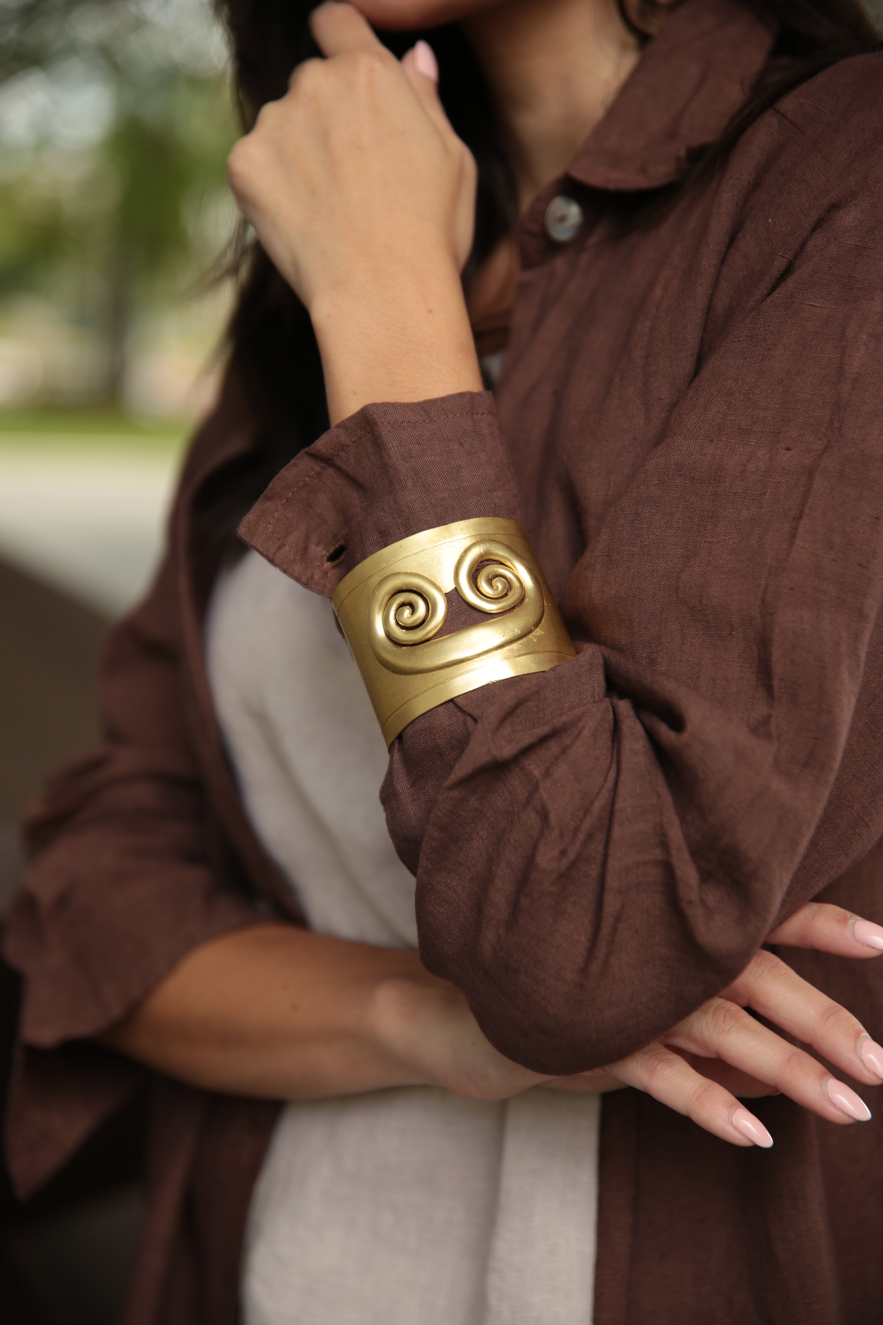 BRACELETE ESPIRAL COLOMBIANO
