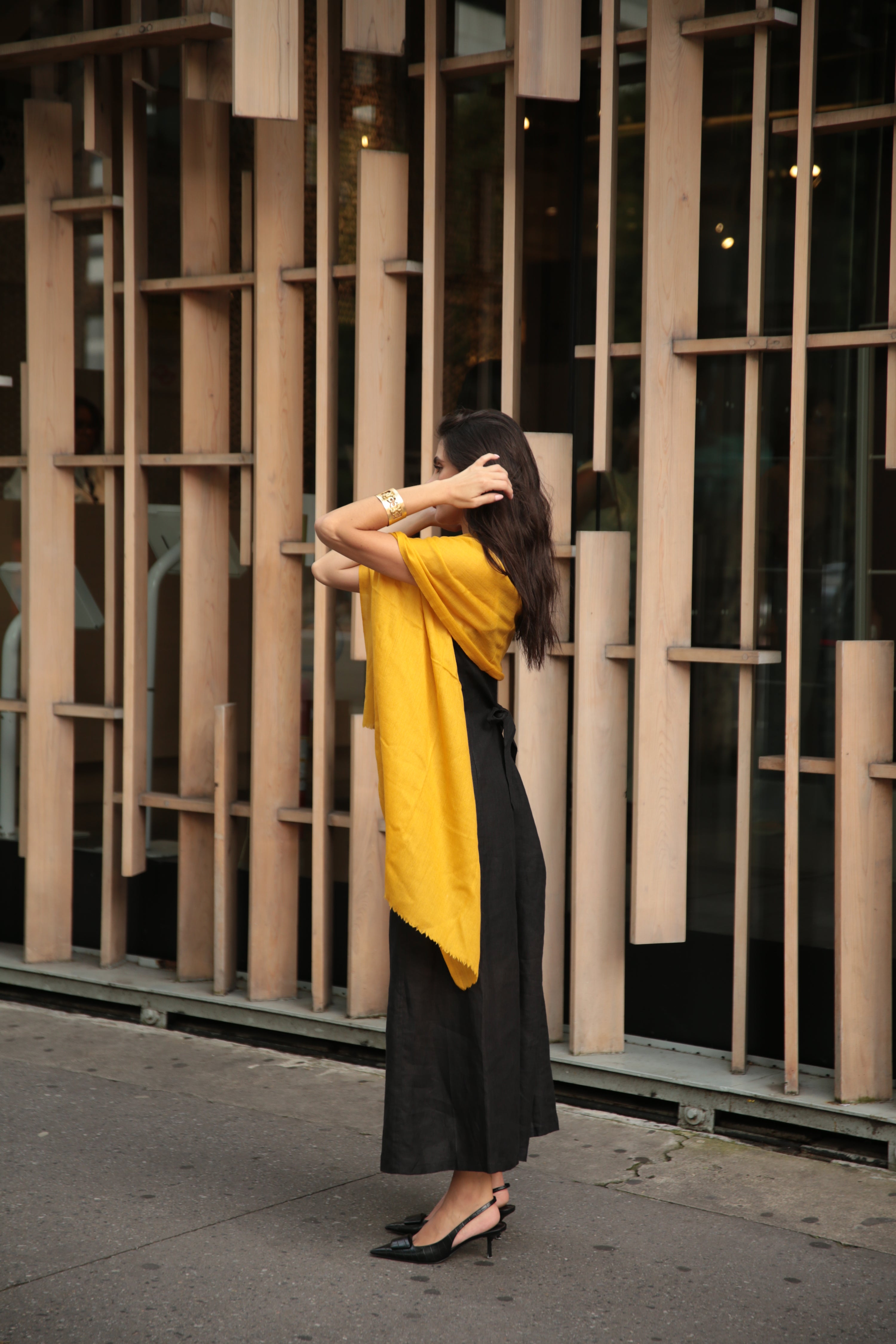 MUSTARD PASHMINA