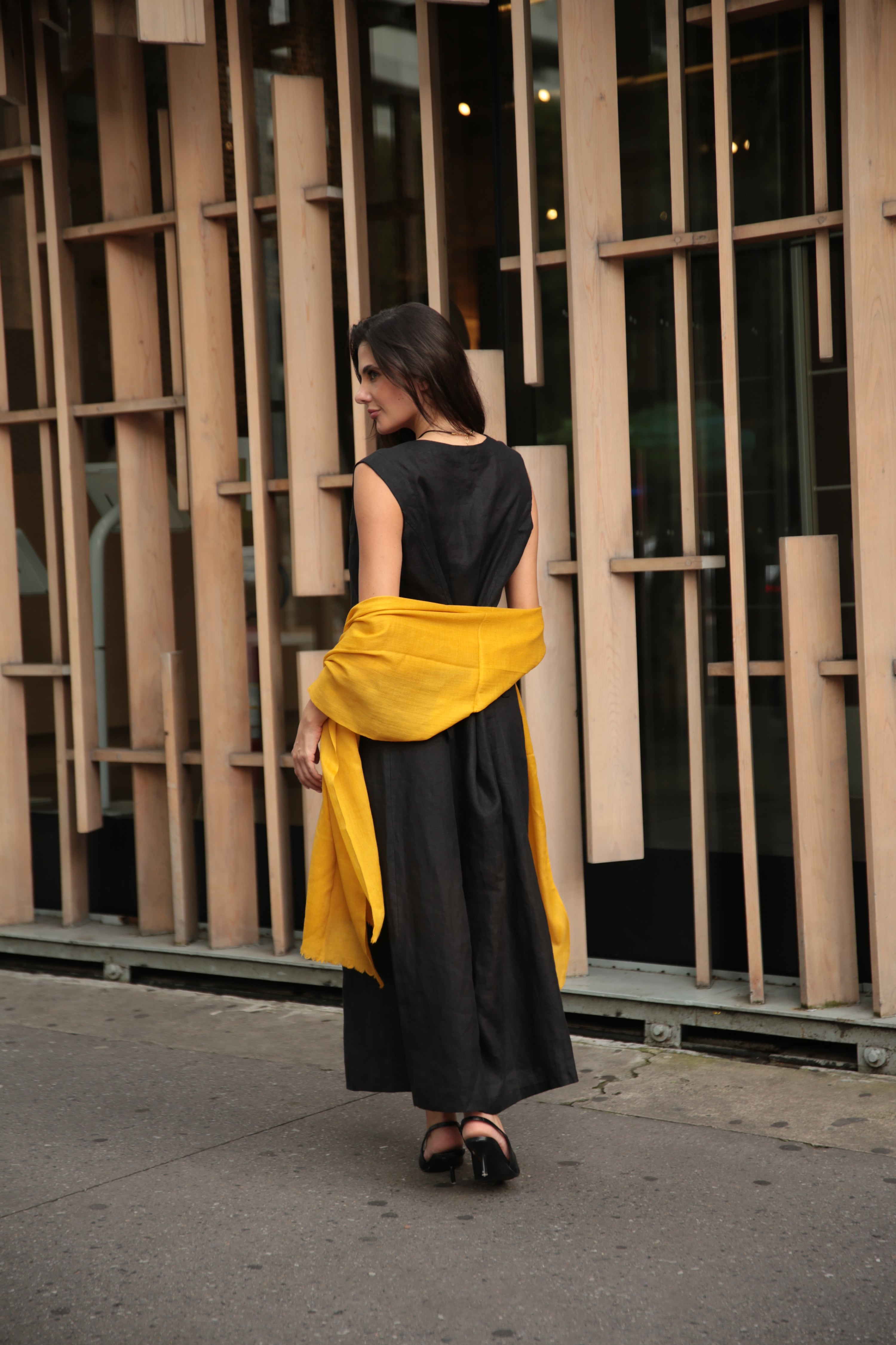 MUSTARD PASHMINA