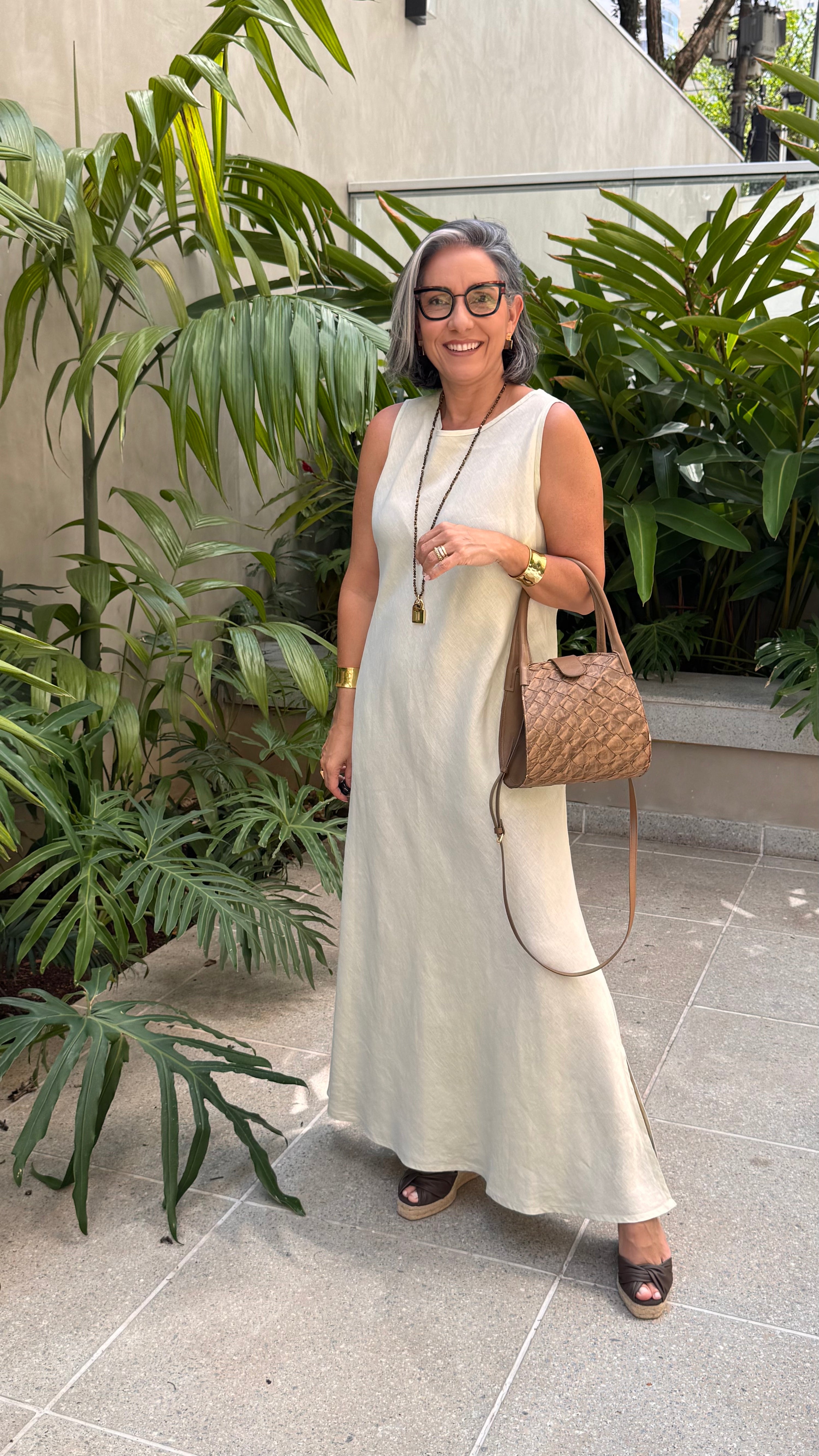 VESTIDO BARDOT LINHO