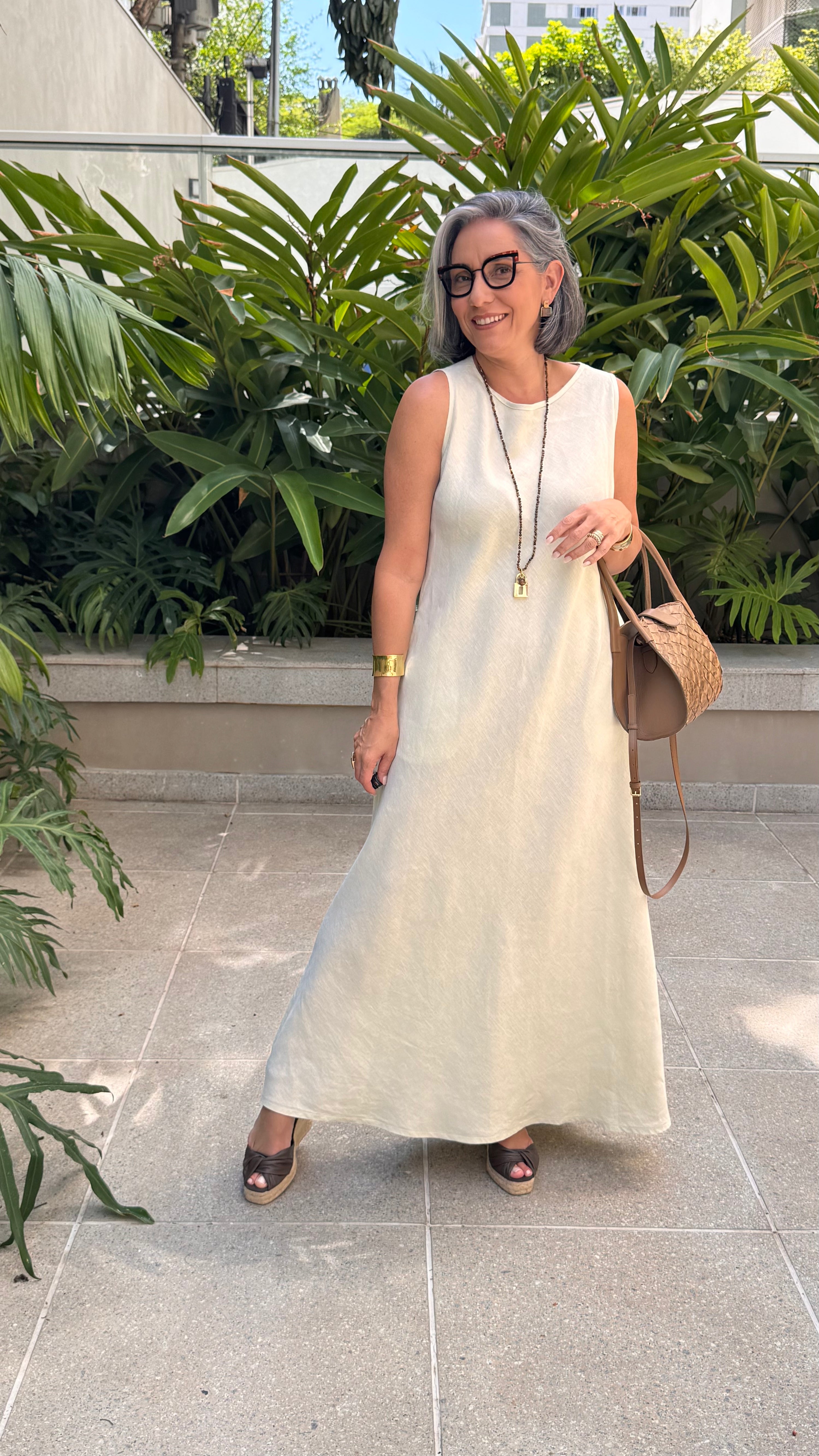 VESTIDO BARDOT LINHO