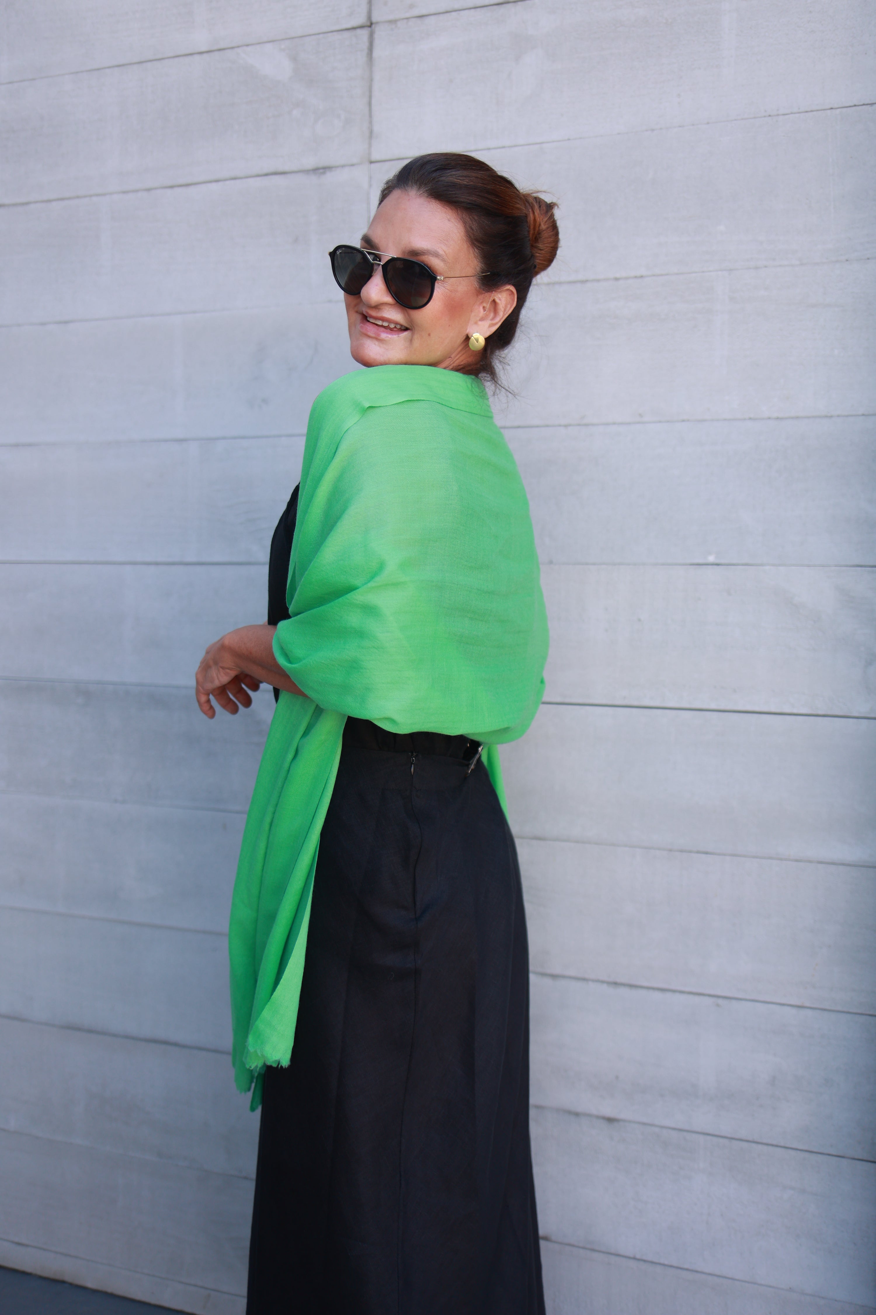 PASHMINA VERDE MENTA