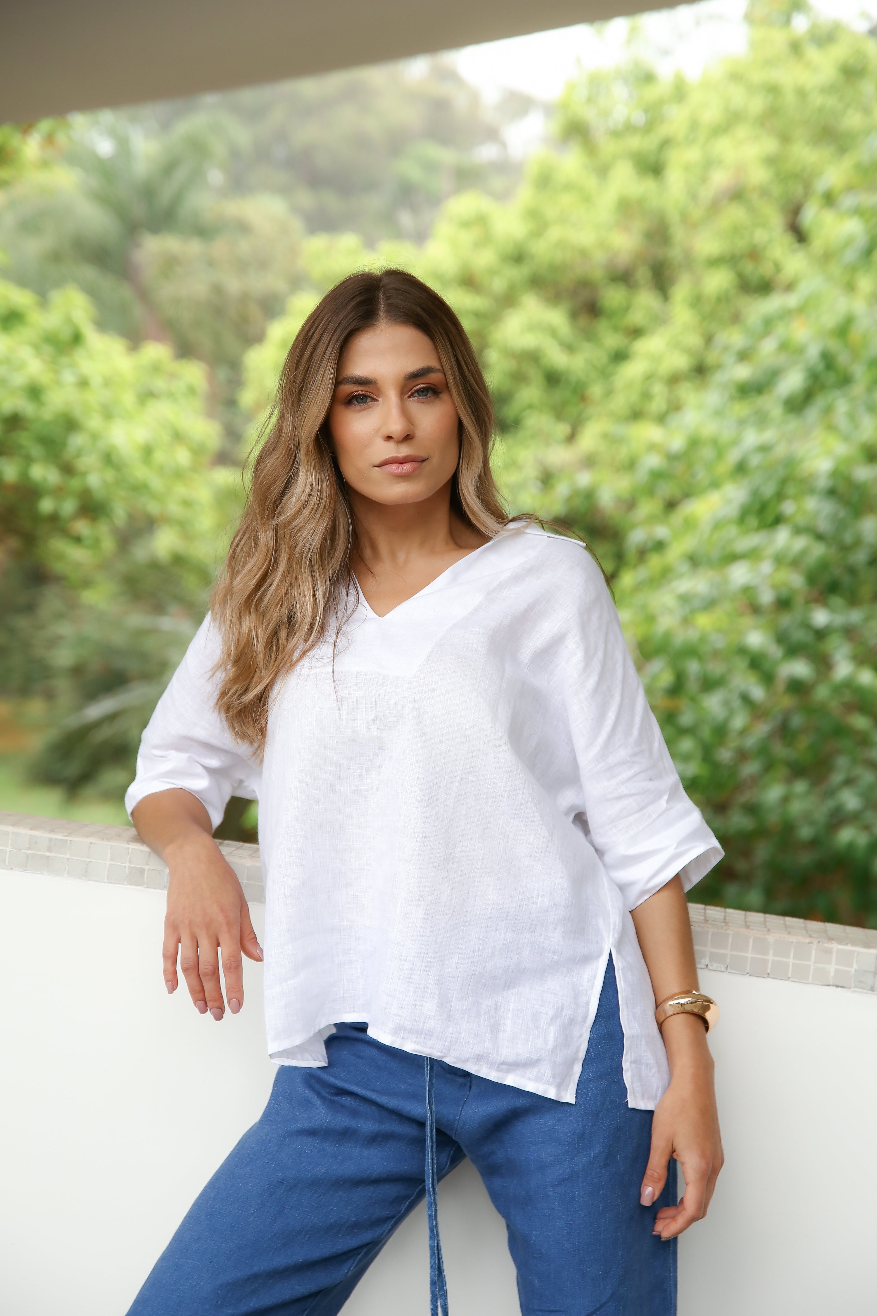 BLUSA SERENA LINHO