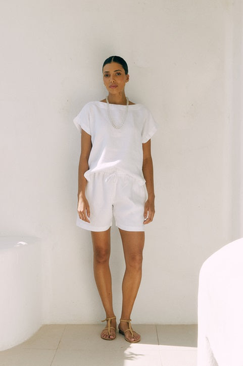 CARTAGENA LINEN BLOUSE