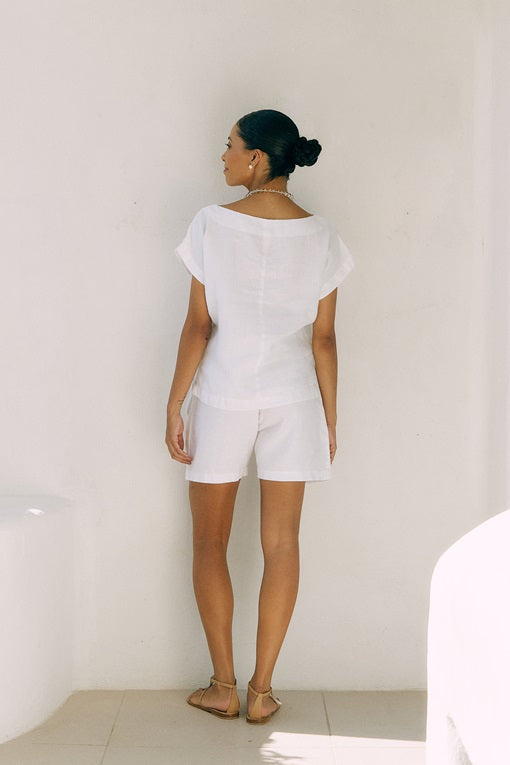 CARTAGENA LINEN BLOUSE