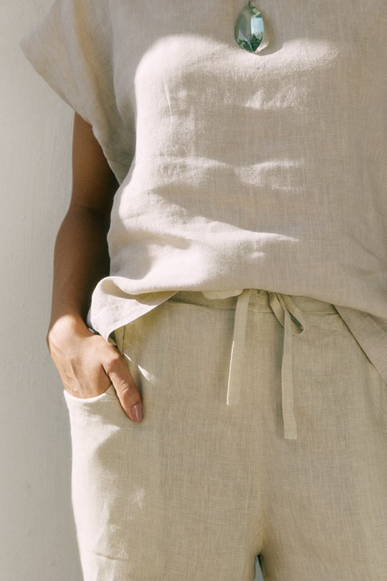 CARTAGENA LINEN BLOUSE
