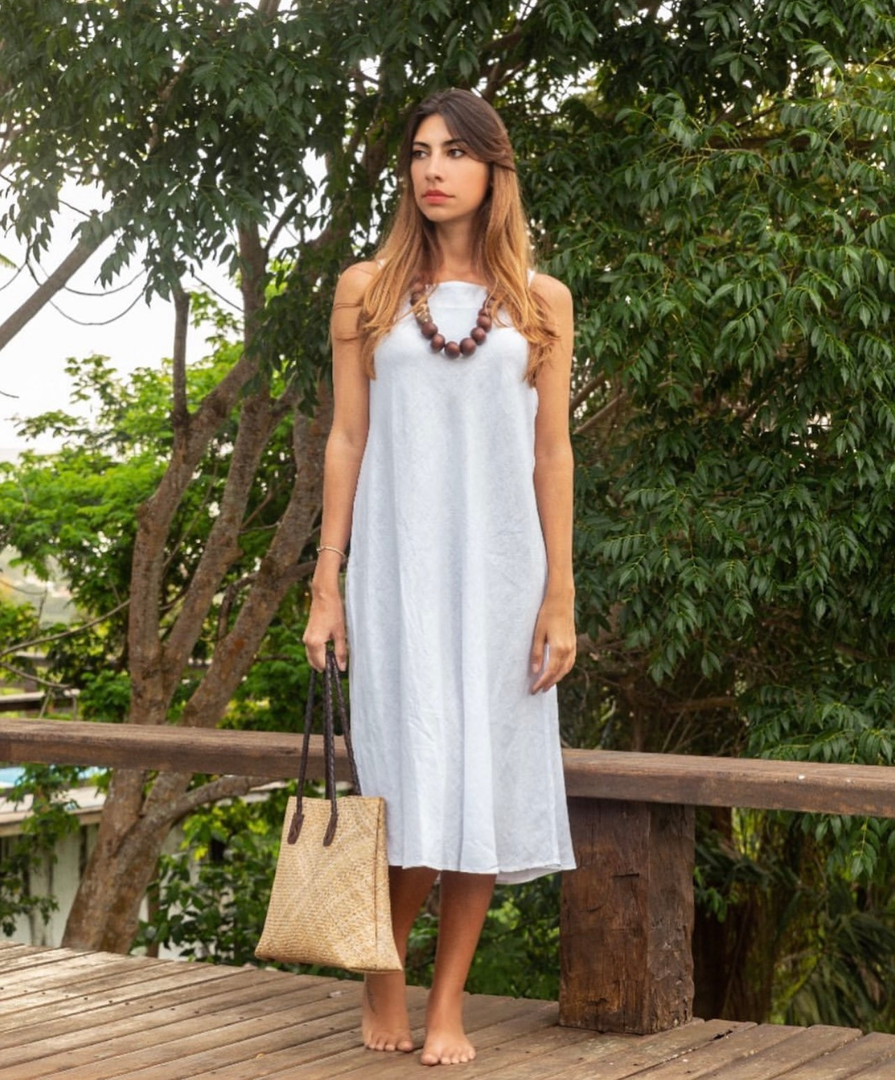 HONEY SMOOTH MIDI DRESS