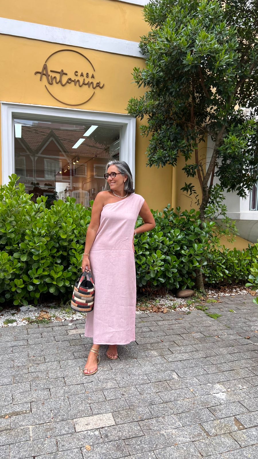 VESTIDO DE LINO ATENEA