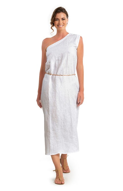 VESTIDO DE LINO ATENEA