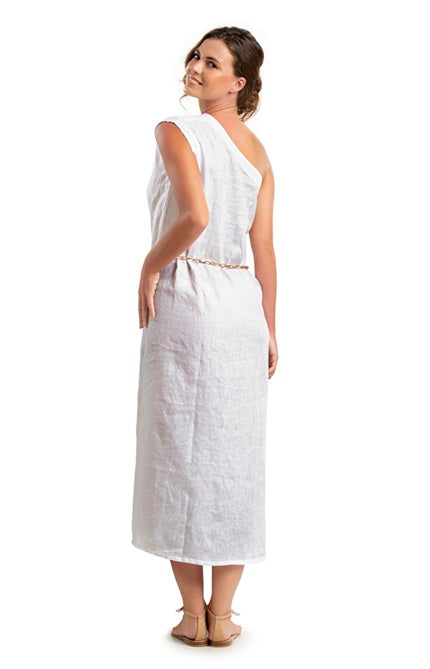 VESTIDO DE LINO ATENEA