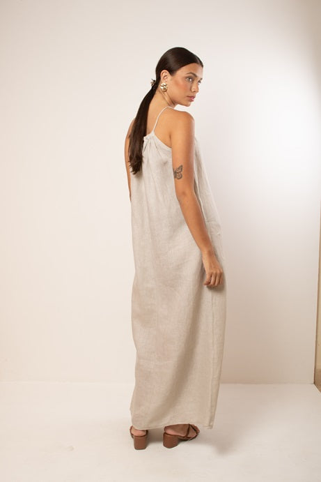 VESTIDO SUMATRA LINHO LISO