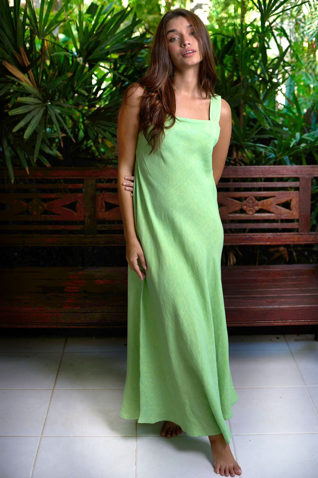 VESTIDO MEL LONGO LISO SALE