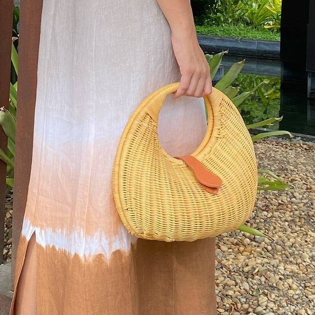 BOLSA DE MIMBRE DE AGADIR