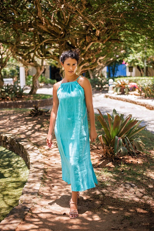 VESTIDO SUMATRA LINHO LISO SALE