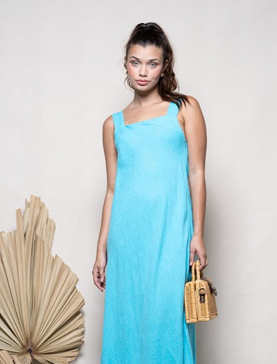 VESTIDO MEL MIDI LISO SALE
