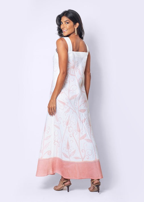 VESTIDO MEL LONGO PINTADO ARABESCO